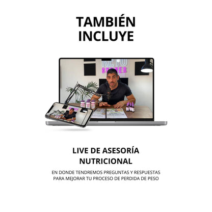KETO BURNER Pack 1 Mes + Asesoria 8 veces x Semana + Recetario Fit + Mi Guia nutrional Personal